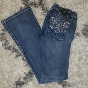 Girls Miss Me Boocut Jeans